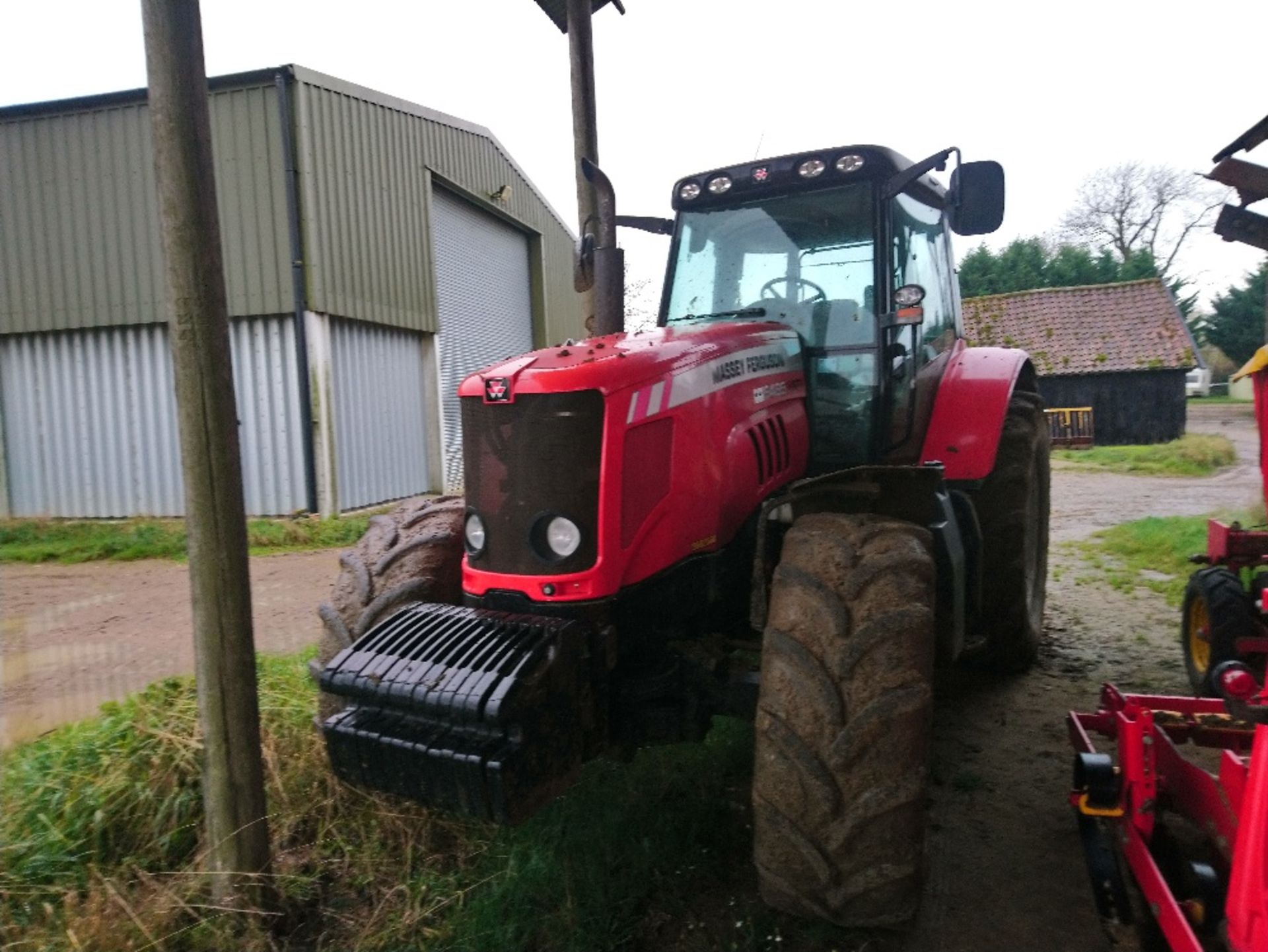 2009 Massey Ferguson 6485 Dyna 6 4wd tractor Reg AU58 FEP 4316 Hours SN 350780 580/40 R 38 Rear - Image 2 of 3