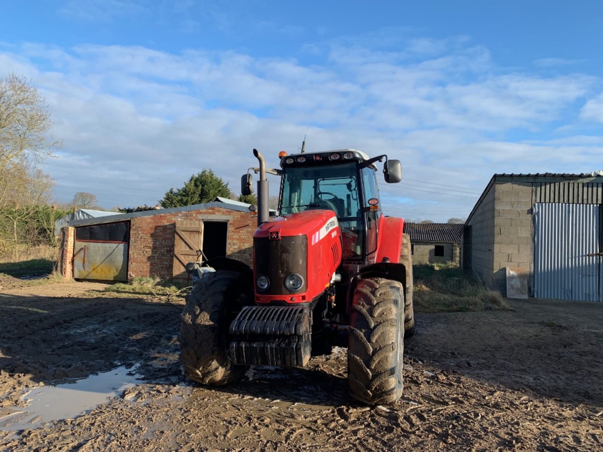 2009 Massey Ferguson 6485 Dyna 6 4wd tractor Reg AU58 FEP 4316 Hours SN 350780 580/40 R 38 Rear - Image 3 of 3