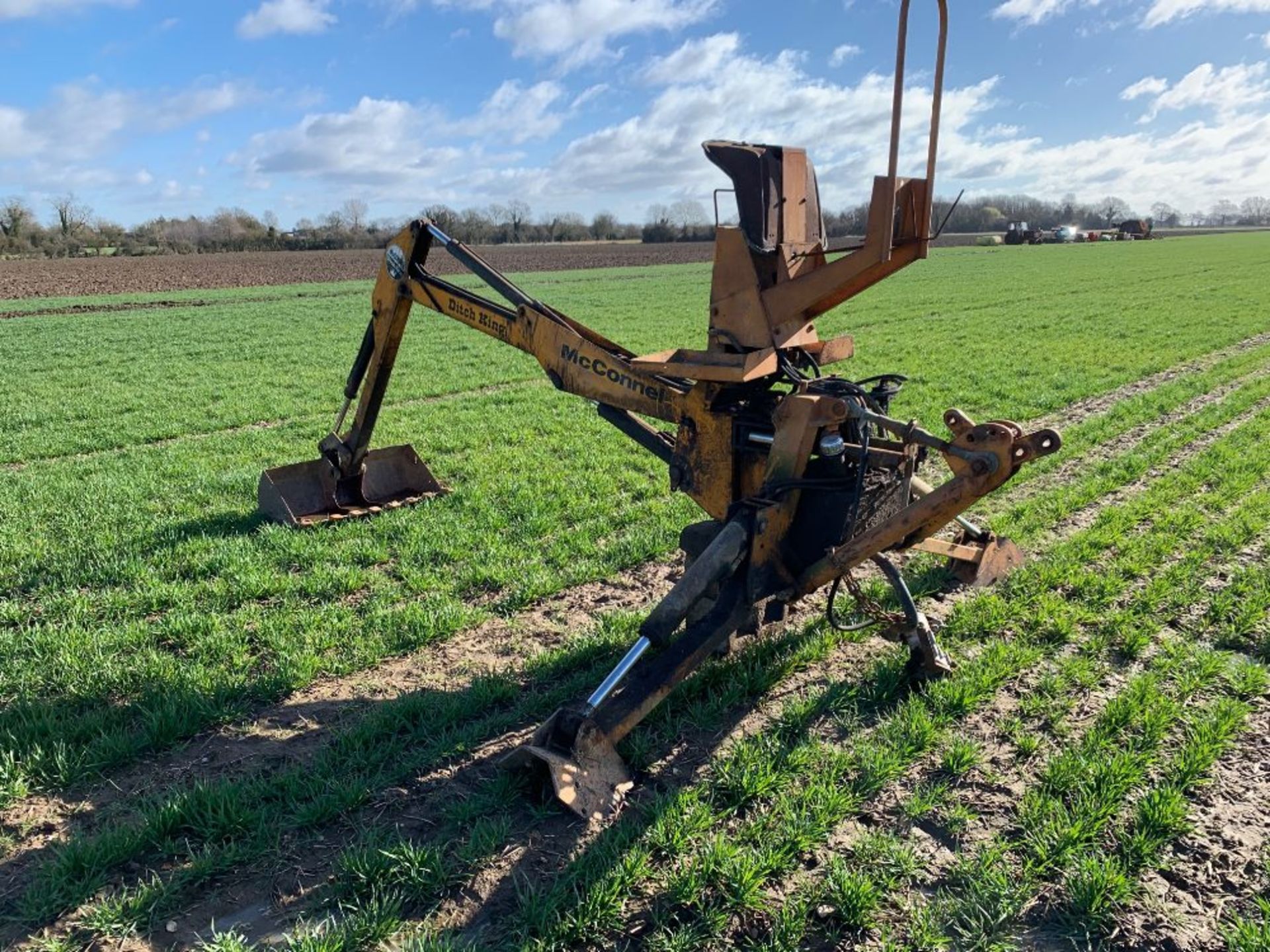 McConnell Ditch King tractor mounted excavator