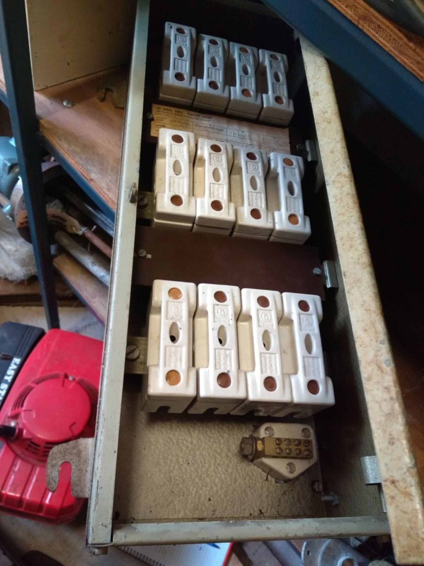 3 x Switch units and Sanders Wednesbury fuse board - Bild 3 aus 4