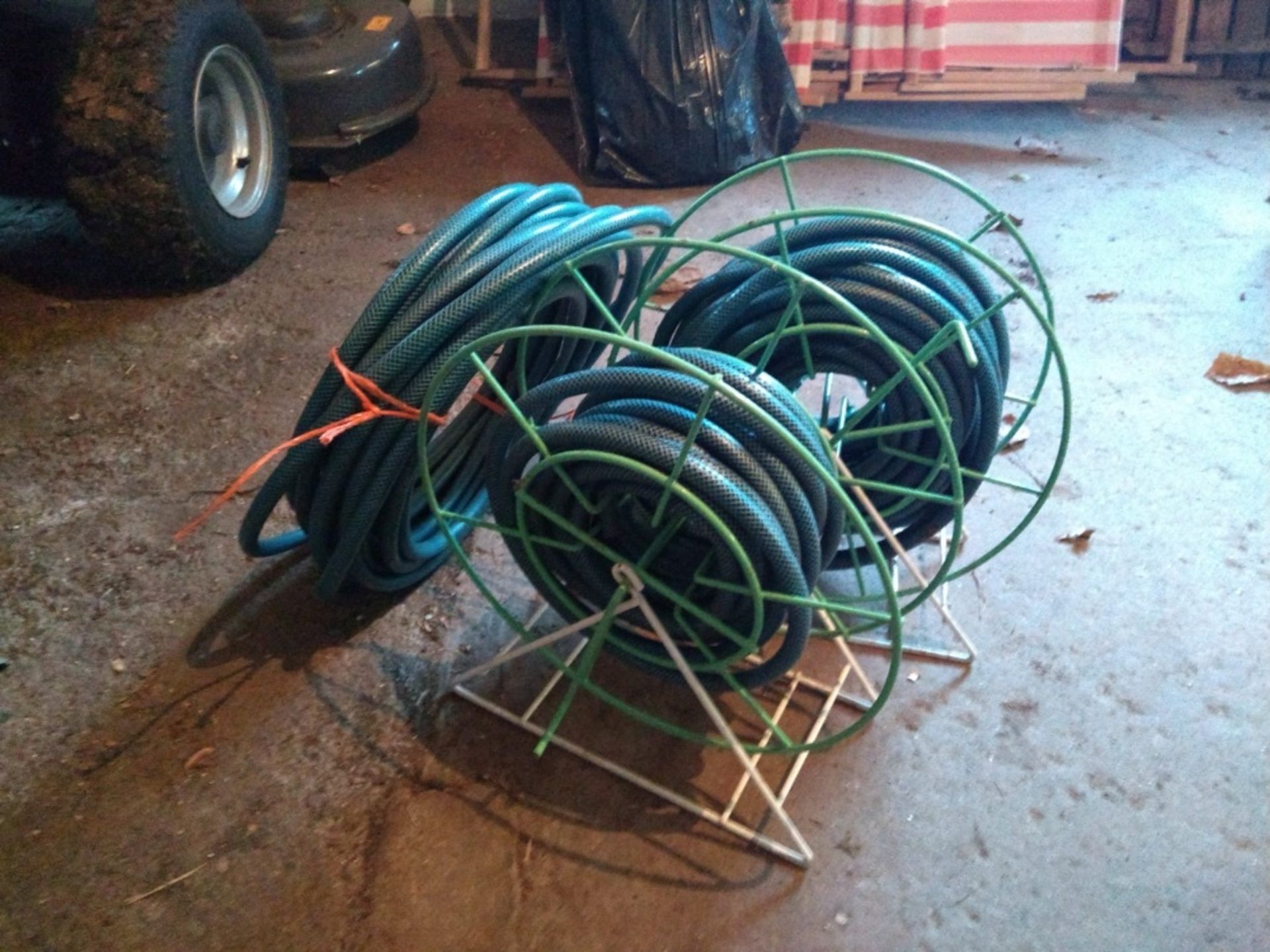3 x hose reels