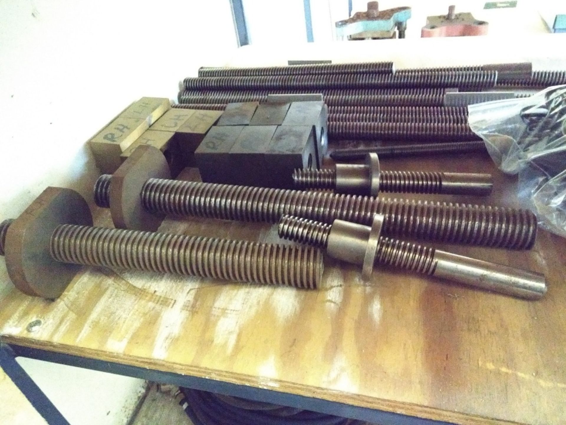 Large lead screws and blocks