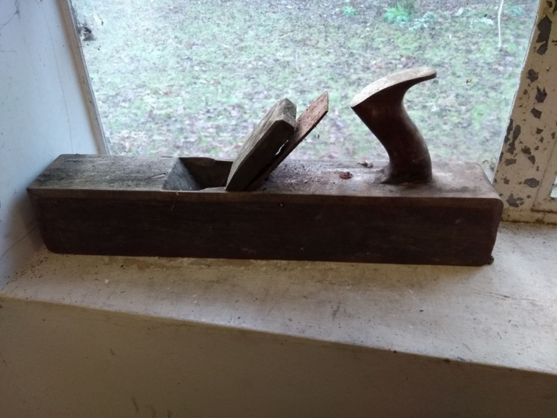 Antique wooden hand planer