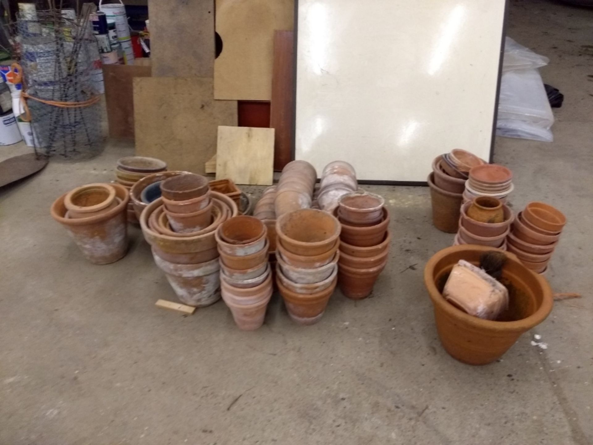 Numerous Assorted Sizes Terracotta Garden Pots