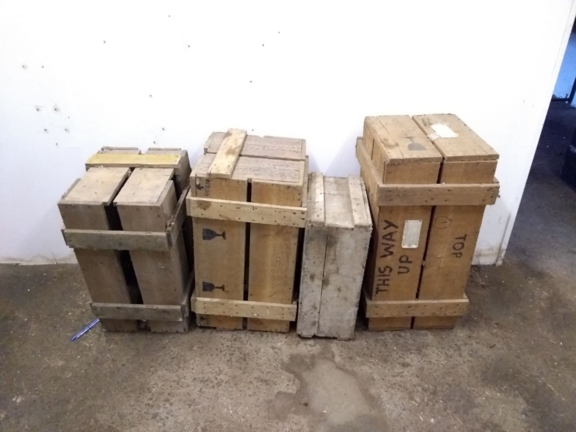 4 x Wooden Crates