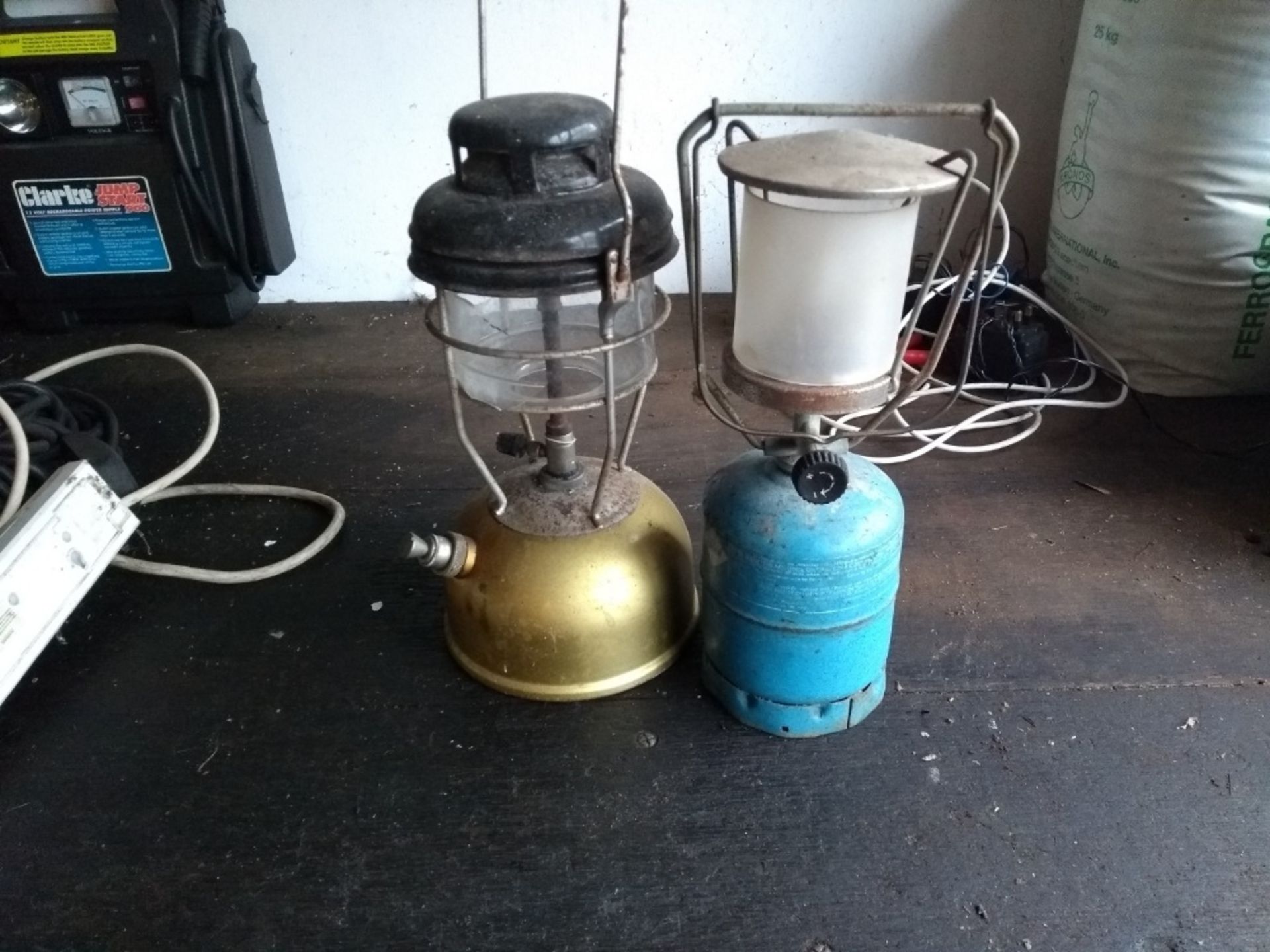 2 Tilley Storm light paraffin lantern