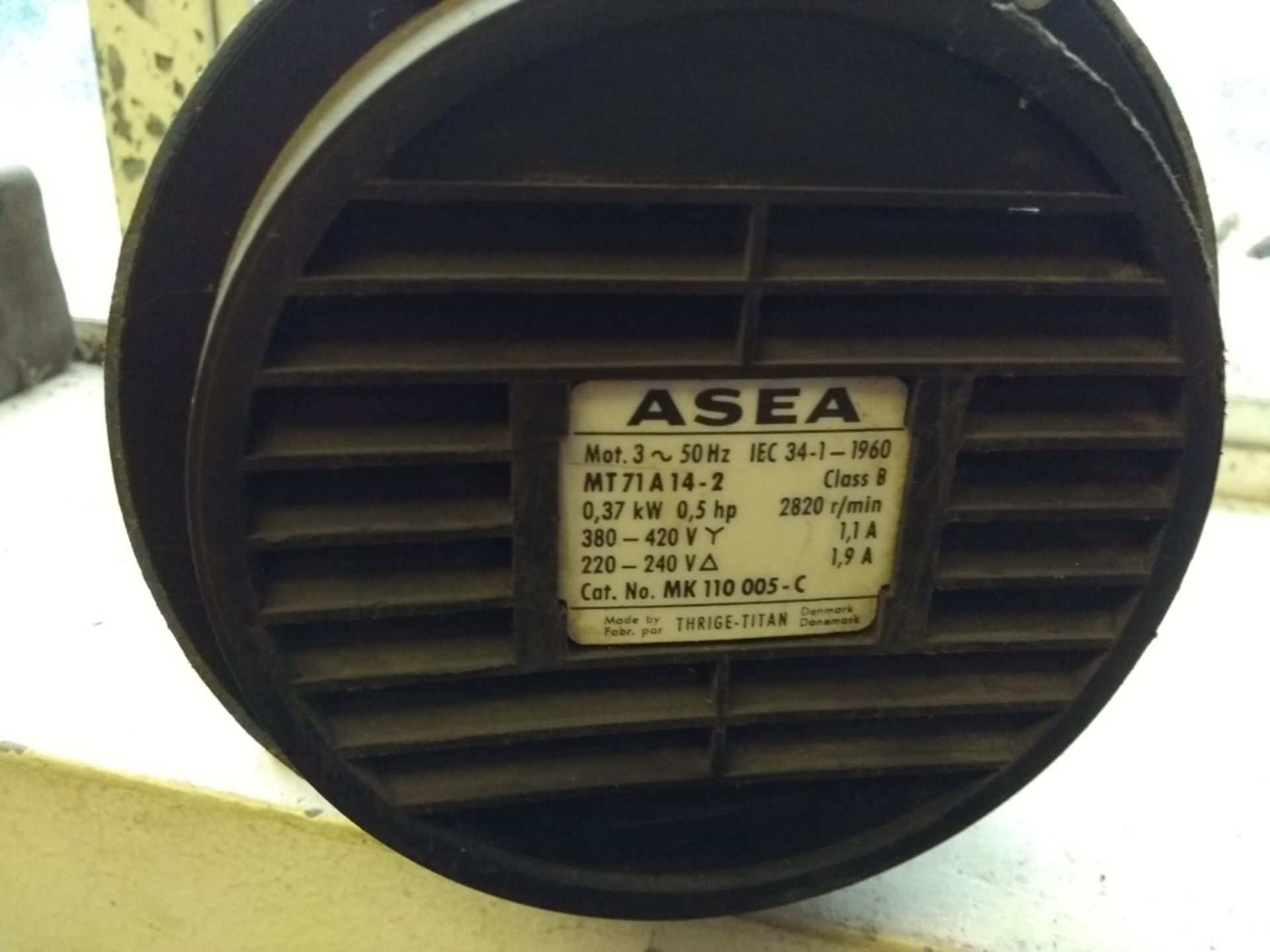 Asea MT71A14-2 Motor - Image 2 of 2