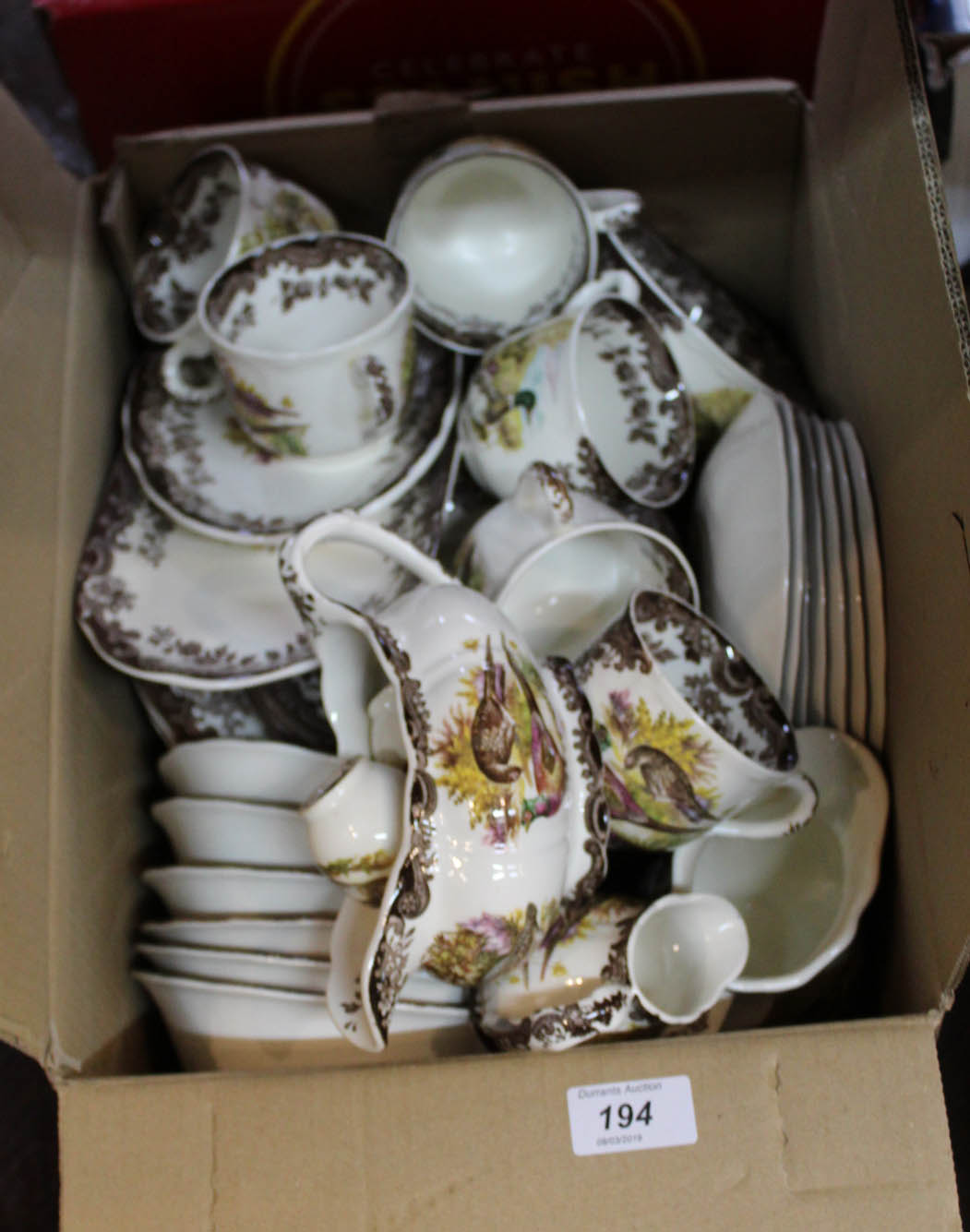 A Royal Worcester Palissy Game Series part dinner and tea set