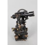 A boxed theodolite by W.F.