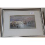 Keeley Halswelle watercolour, Riva Die Schalavoni, Venice,