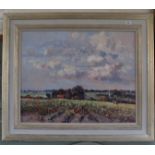 Geoffrey Chatten oil on board of Turne view,