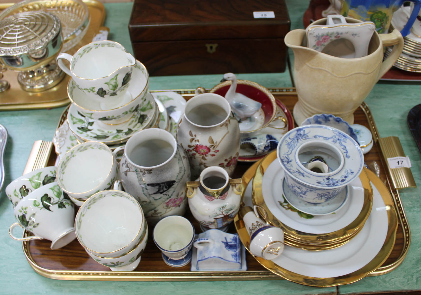 An Everglades part tea set, continental fruit set,