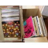 Two boxes of LP's including hip hop,