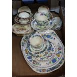 Masons Regency plates plus other tea wares