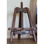 A small vintage artist's easel