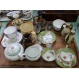 Various china and glass including Devon ware