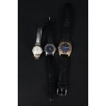 Three wristwatches, Osco,