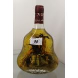 A bottle of XO Upgrade cobra and scorpion liquor (sold as a collectors item only and not for