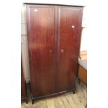 A Stag two door double wardrobe