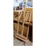 A large floor standing easel