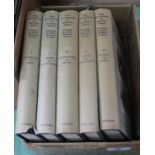 Five volumes of The Handbook of British Birds,