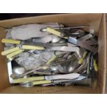 Various items of cutlery,