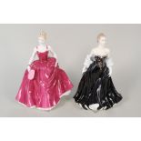 A boxed Royal Doulton Classics Evening Elegance figurine HN 4789 plus Pretty Ladies Alexandra HN