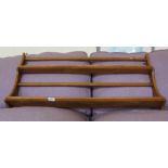 Ercol style teak hanging shelves