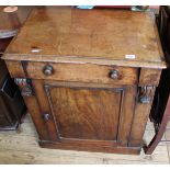 A 19th Century mahogany lift top wash stand