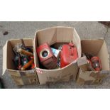 Three boxes of mixed tools,