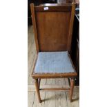 A 1930's Bond & Sons trouser press chair