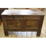 A late 17th Century oak coffer