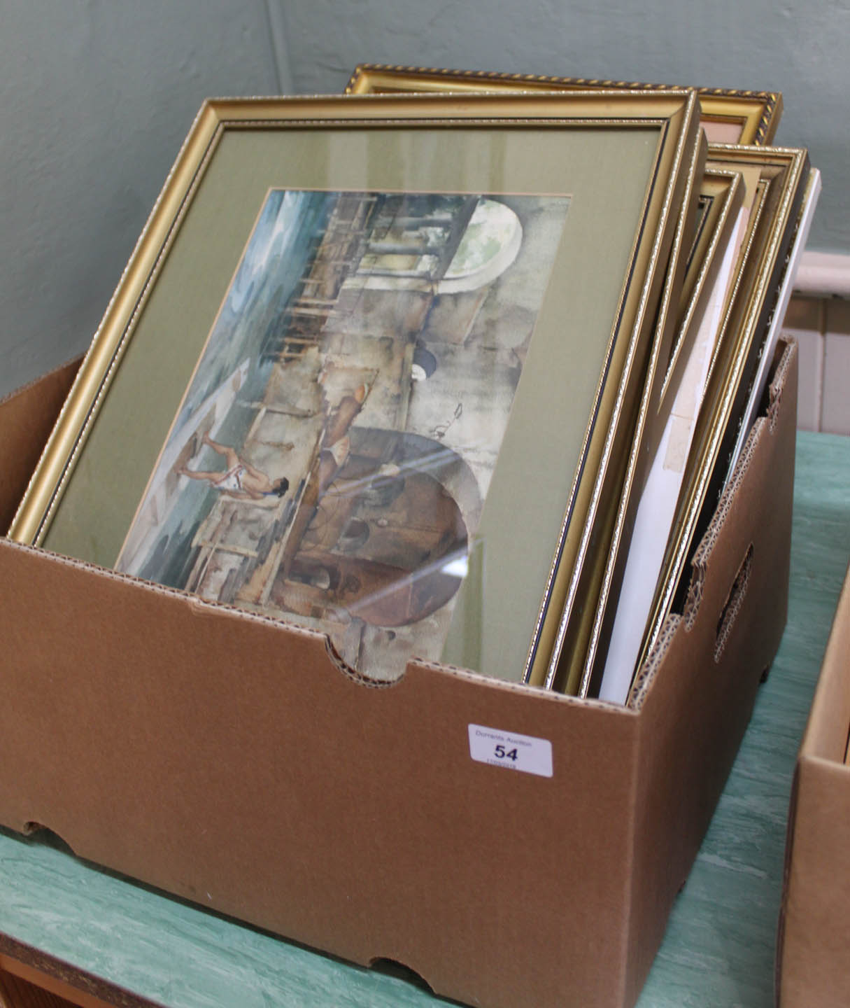 Various framed and unframed Russell Flint prints