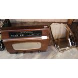 A Murphy mahogany cased mains radio (this item is sold as a collectors item only and has not been