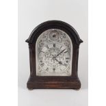 A mahogany Westminster chimes mantel clock