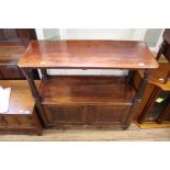 A mid Victorian mahogany buffet stand