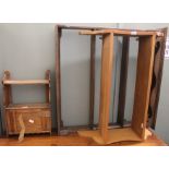 Oak hanging shelves,