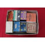 A collection of 'part full' vintage shotgun cartridge boxes,