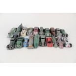 Various early die cast cars including Crescent,