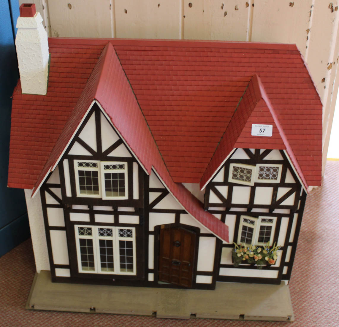 A half timbered dolls house