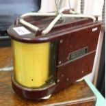 A German early 20th Century Bakelite aircraft barograph by Gebr Winter