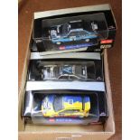 Boxed Sun Star 1:18 scale rally cars, Subaru Imprezza WRC limited edition, Ford Escort Mk2 (2),