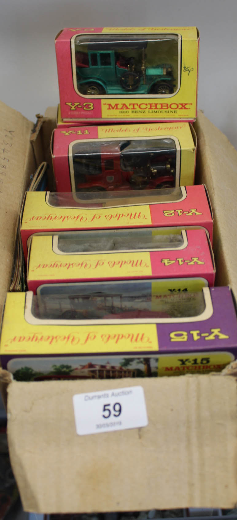 Twelve boxed Matchbox Models of Yesteryear,