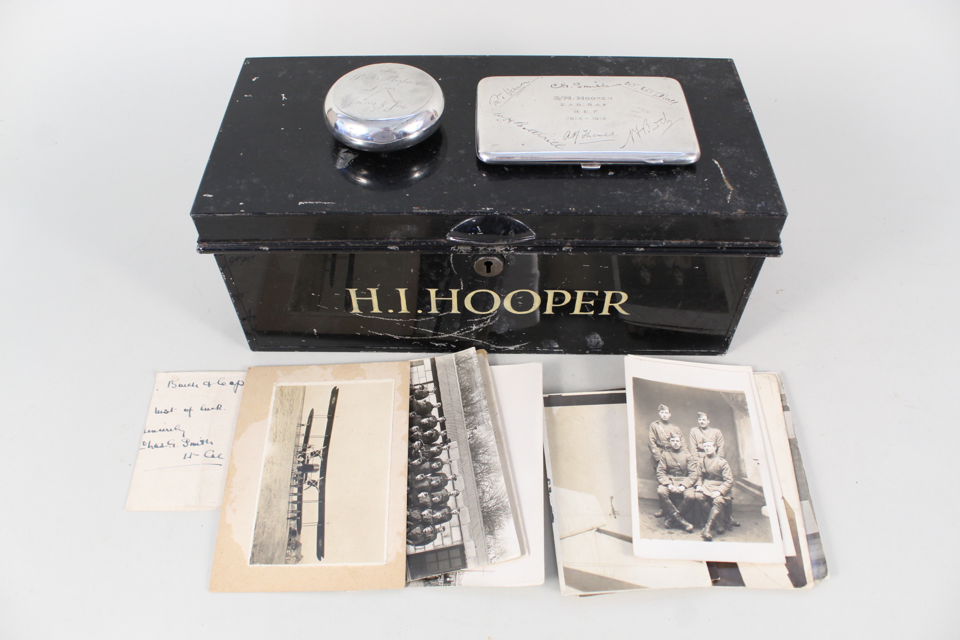 A magnificent collection of ephemera etc relating to 3892 Sgt Major (Tech) Hooper.Harold.Isted.R.F.