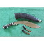 A mid 20th Century kukri