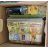 A large quantity of Pokemon and Panini cards