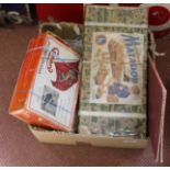 Toys and games to include Matador childs bricks, Cunard wood jigsaw,