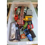 Various Corgi etc die cast trucks