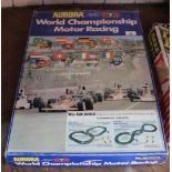 Boxed Aurora World Championship racing set