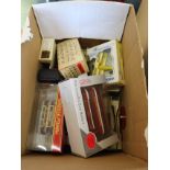 Boxed and unboxed die cast models including EFE,
